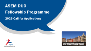 ASEM-DUO Fellowship Programme